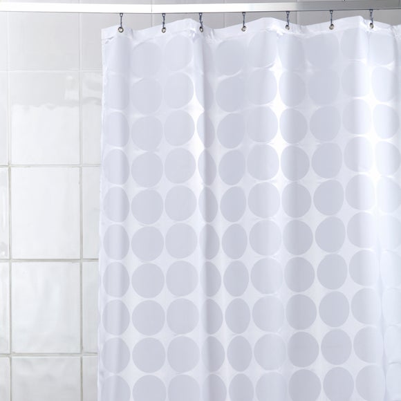 weighted shower curtain dunelm
