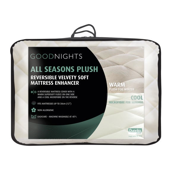 Good Nights All Seasons Plush Reversible Mattress Enhancer