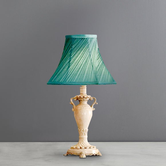 Twist Pleat Resin Table Lamp