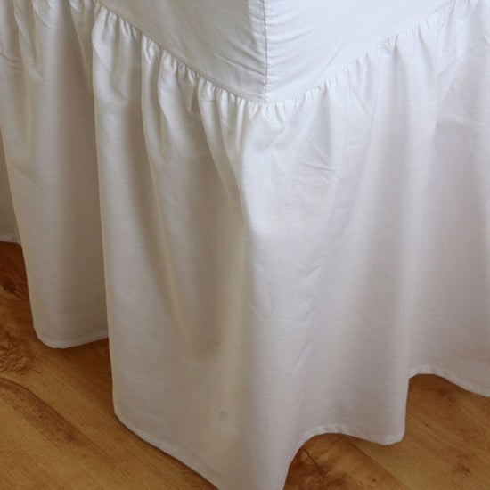 Plain Dye Collection Ruched Fitted Valance
