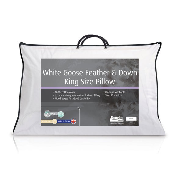Goose Feather and Down Kingsize Pillow