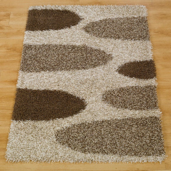 Beige Meribel Circles Rug