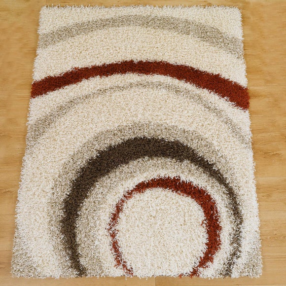 Ivory Meribel Shaggy Rug