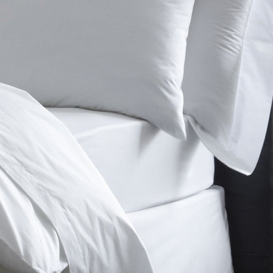 Dorma Plain Dye Percale Collection Fitted Sheet