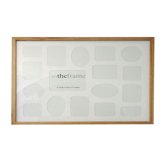 Brown 17 Opening Box Photo Frame