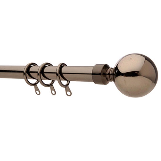 Orion Collection Black Nickel Curtain Pole