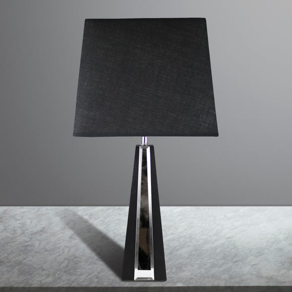 Pyramid Mirror Table Lamp Dunelm