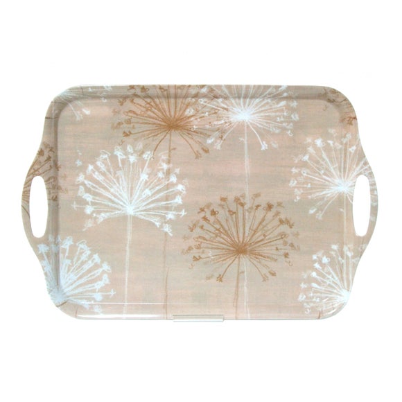 Natural Allium Handled Tea Tray