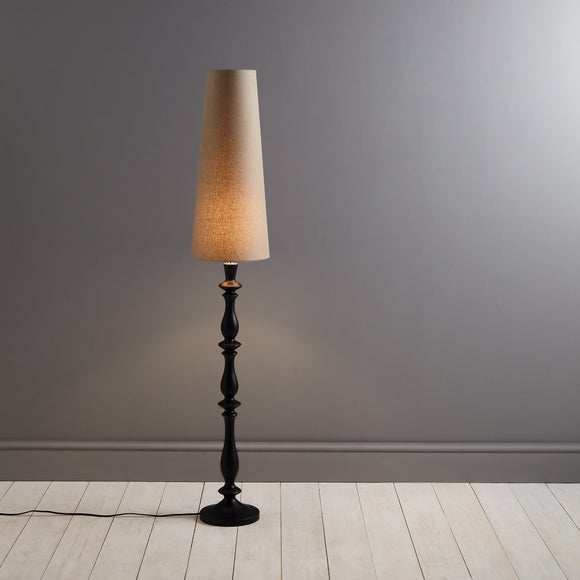 Turned Wooden Floor Lamp Dunelm Turned Wooden Floor Lamp Dunelm