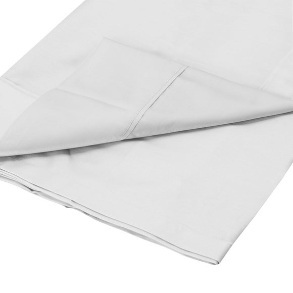 Dorma 350 Thread Count Plain Dye Collection Flat Sheet