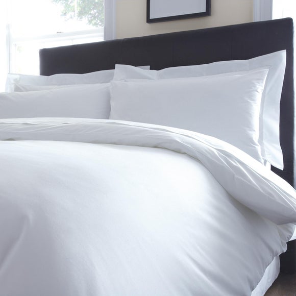 Dorma Plain Dye Percale Collection Flat Sheet