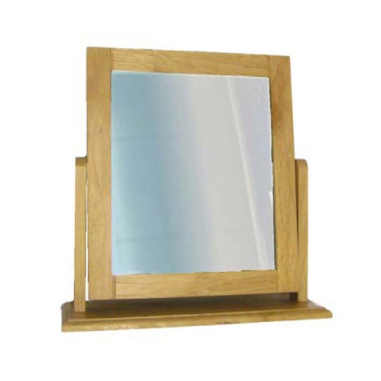 Wooden Table Top Plain Mirror