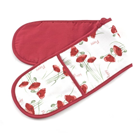 Poppy Collection Double Oven Glove Dunelm