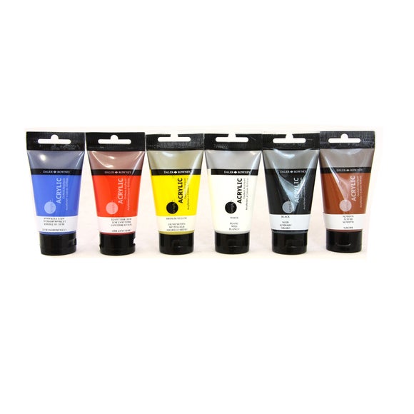 Daler Rowney Simply Set of 6 Acrylic Paints