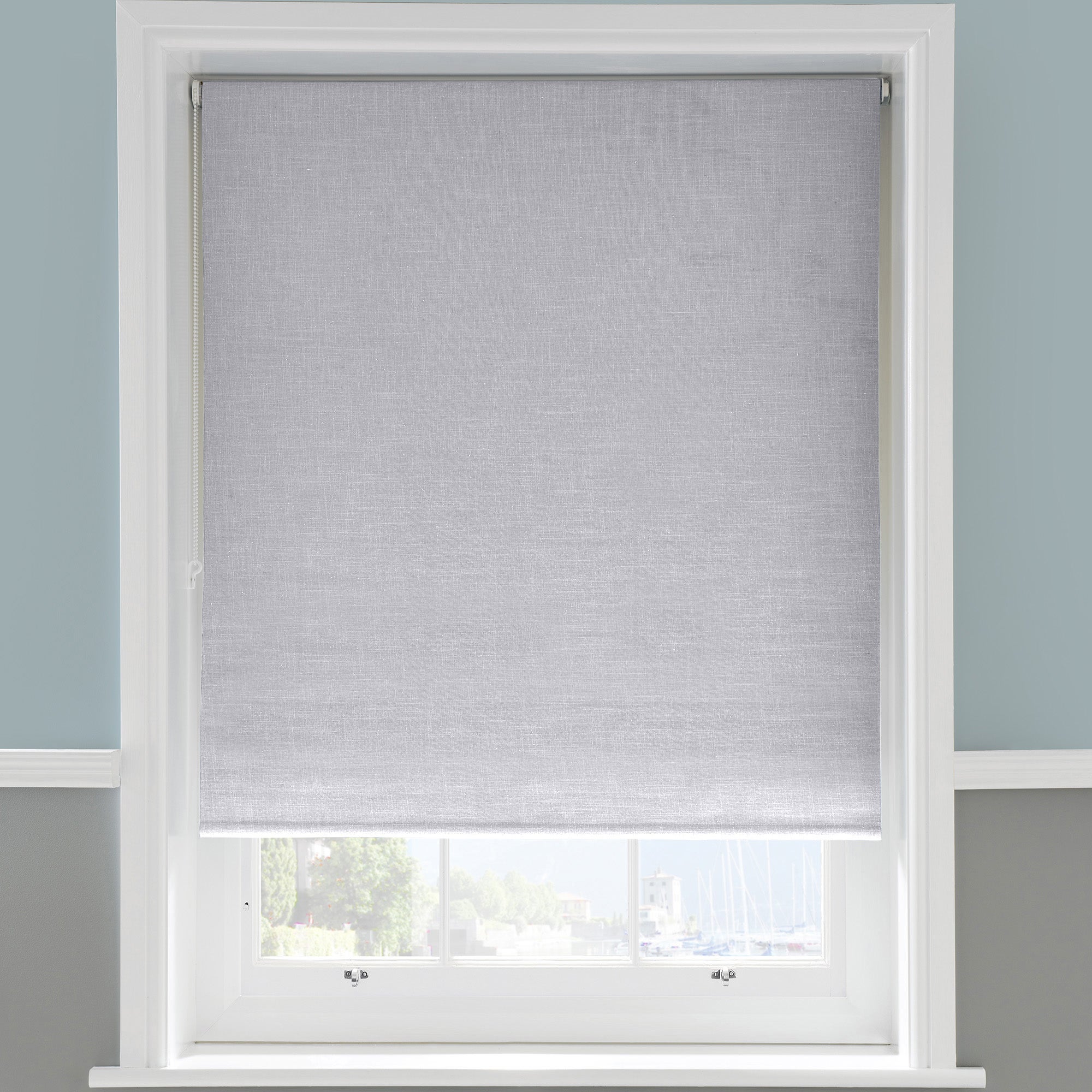 Blackout Linen Roller Blind | Dunelm