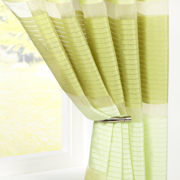 Green Horizon Voile Panel