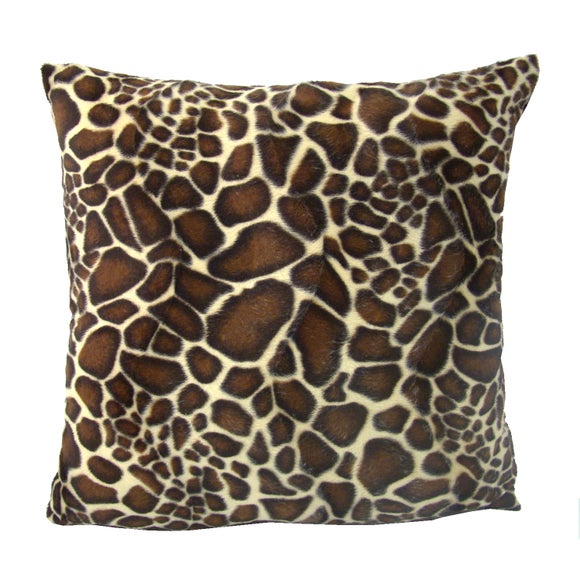 Giraffe Fur Cushion Cover Dunelm