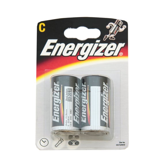 Energizer Alkaline Classic C Pack of 2 Batteries