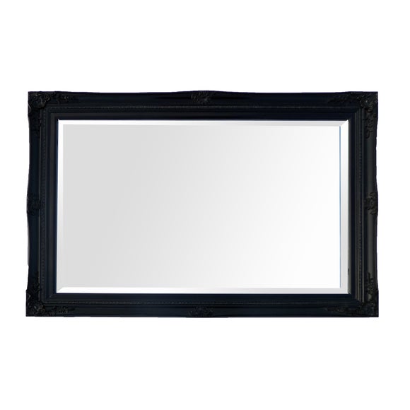 Bevelled Gloss Swept Frame Mirror