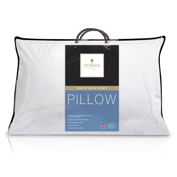 Dorma White Duck Down Pillow