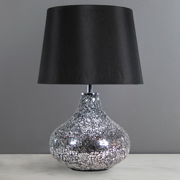 Crackle Glass Lamp