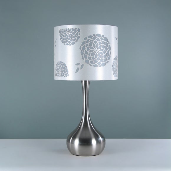 Dahlia Laser Cut Lamp Dunelm