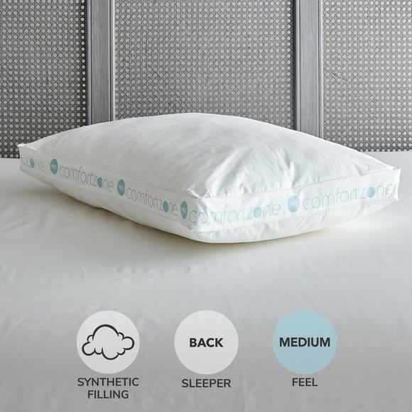 Comfort Zone Hollowfibre Medium Support Pillow