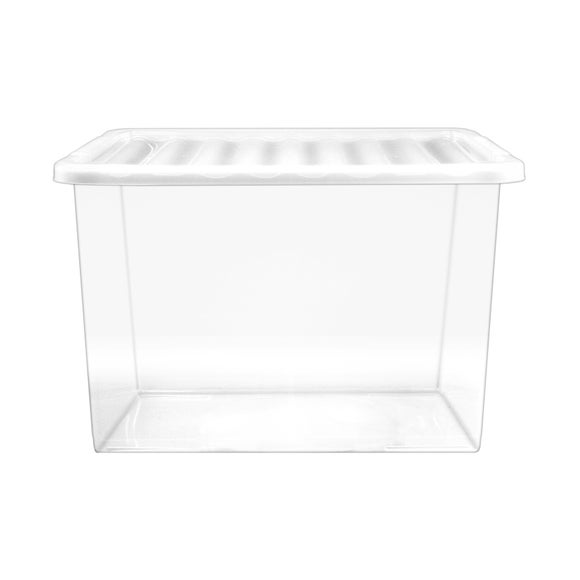 30L Plastic Storage Box with Lid