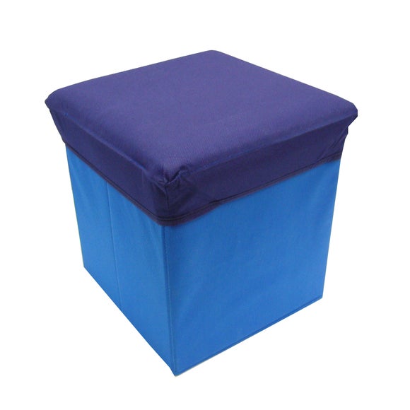 Kids Blue Non Woven Collection Toy Box