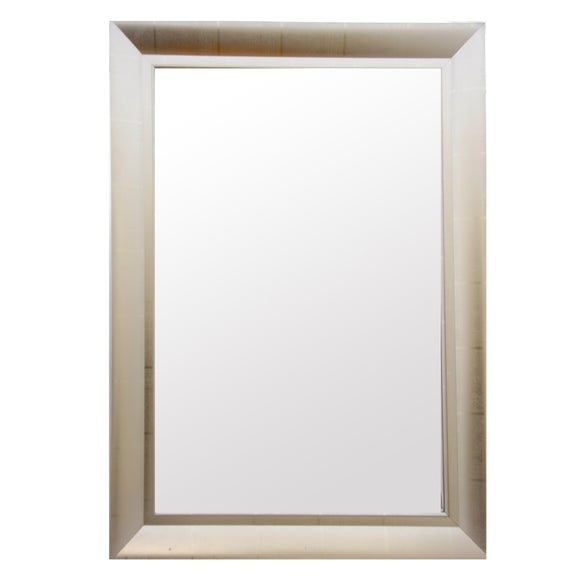 Check Frame Bevelled Mirror