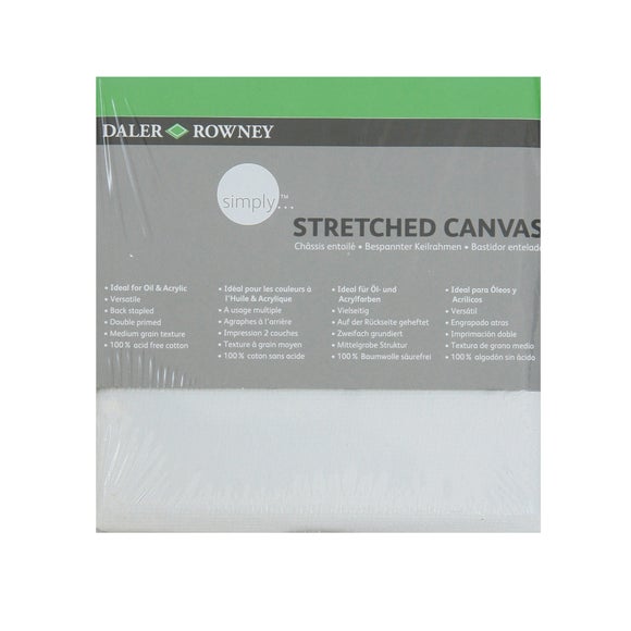 Daler Rowney Simply Stretched Square Canvas