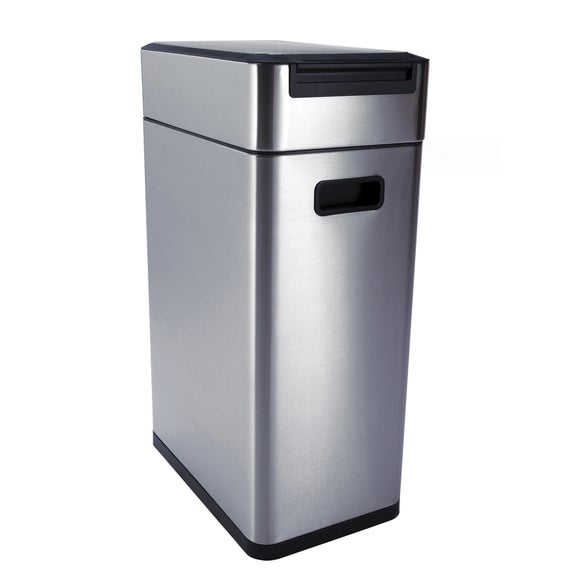 OXO Good Grips Slim Touch 40 Litre Stainless Steel Canister Bin