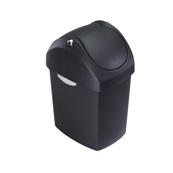 simplehuman 8 Litre Plastic Swing Lid Bin