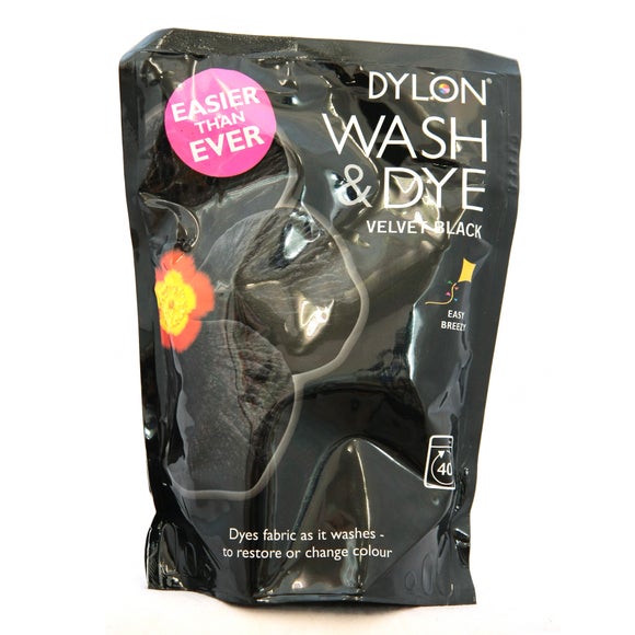 Dylon Velvet Black Wash and Dye