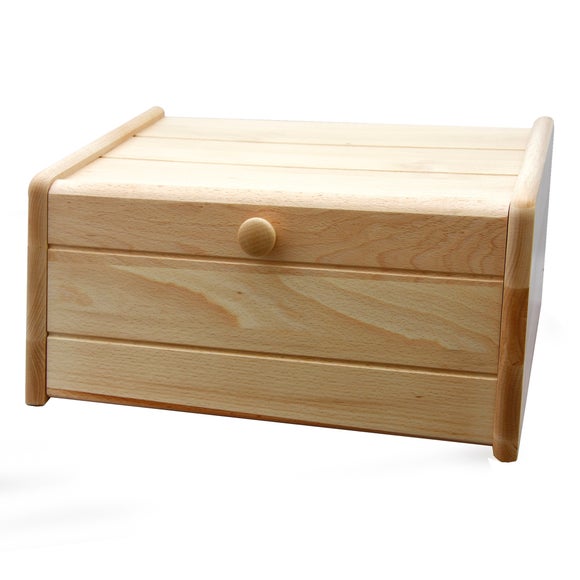 Beechwood Bread Bin Dunelm
