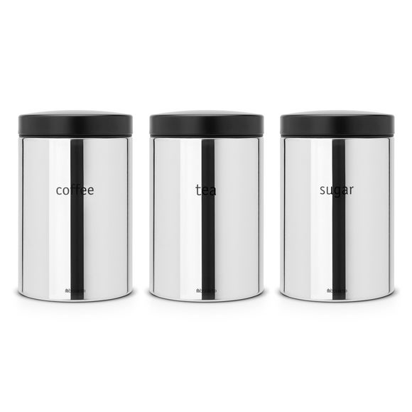 Brabantia 3 Piece Canister Set