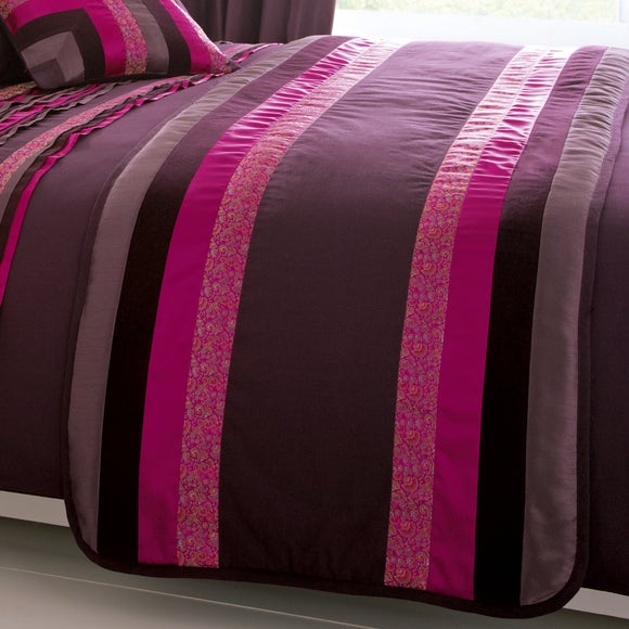 Plum Imogen Collection Bed Runner