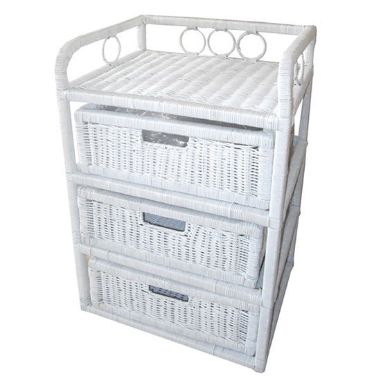 Hawthorne Painted White 3 Drawer Unit