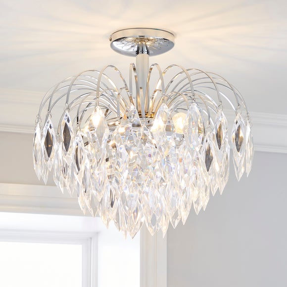 Acrylic Ice Drop Light Fitting