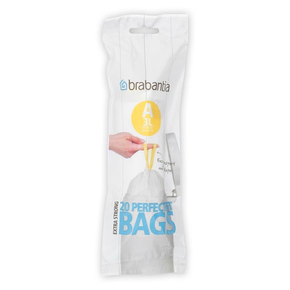 Brabantia 3 Litre Clear Waste Bags