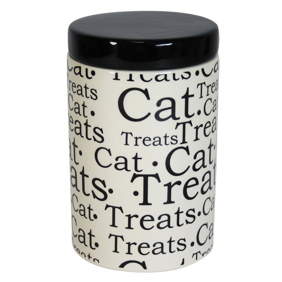 Words Collection Cat Treat Jar
