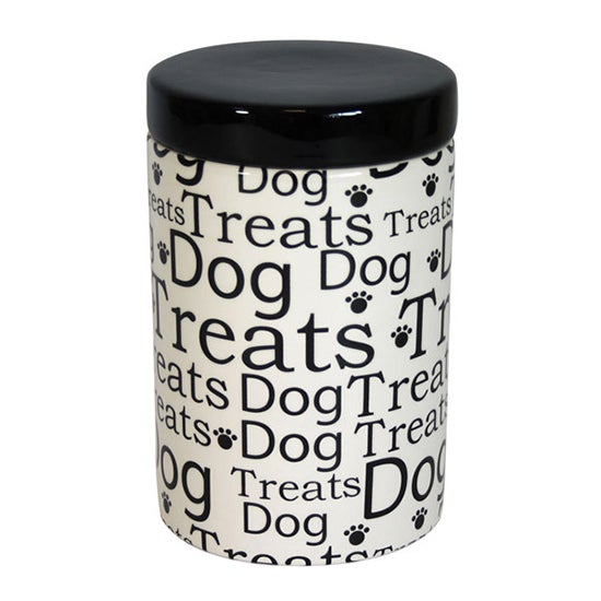 Words Collection Dog Treat Jar