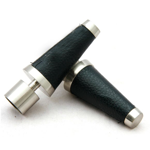 Delice Collection Black Flat Top Cone Finials