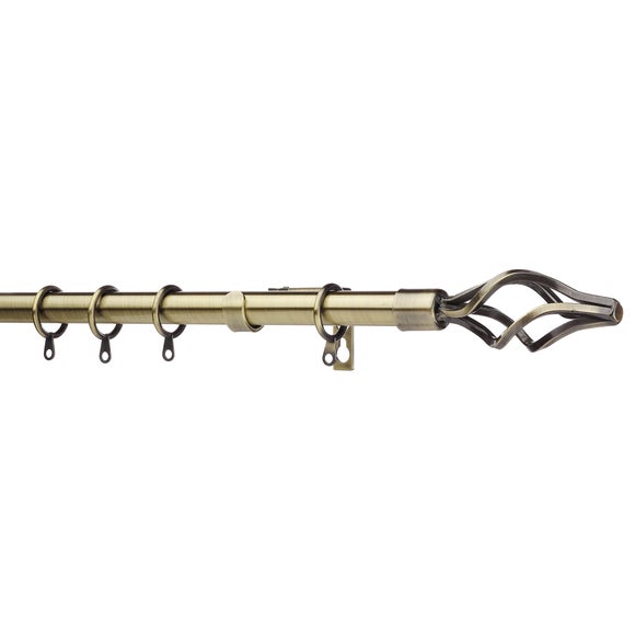 Florentina Collection Antique Brass Curtain Pole