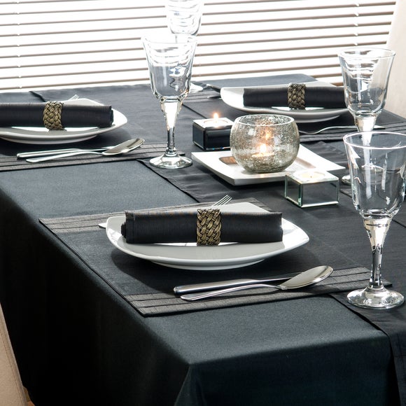 Black Spectrum Collection Tablecloth