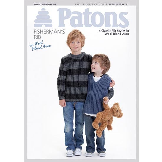 Patons Fisherman's Rib Knitting Leaflet