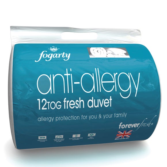 Fogarty Forever Fresh Anti Allergy 12 Tog Duvet