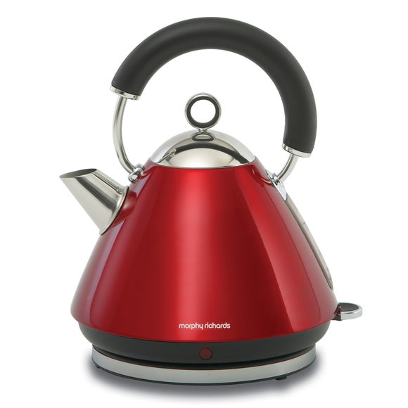 Morphy Richards 43772 Red Accents Pyramid Kettle