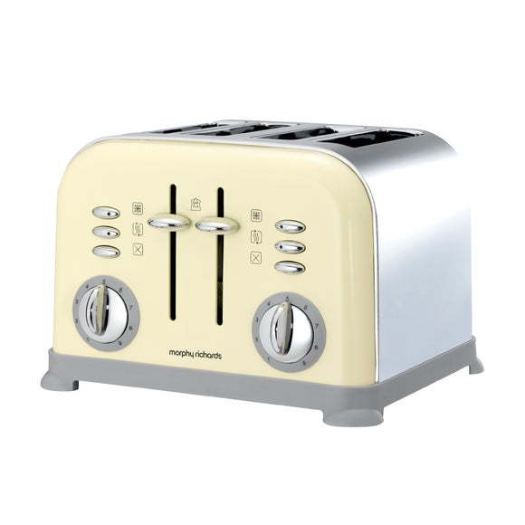 Morphy Richards 44038 Cream Accents 4 Slice Toaster