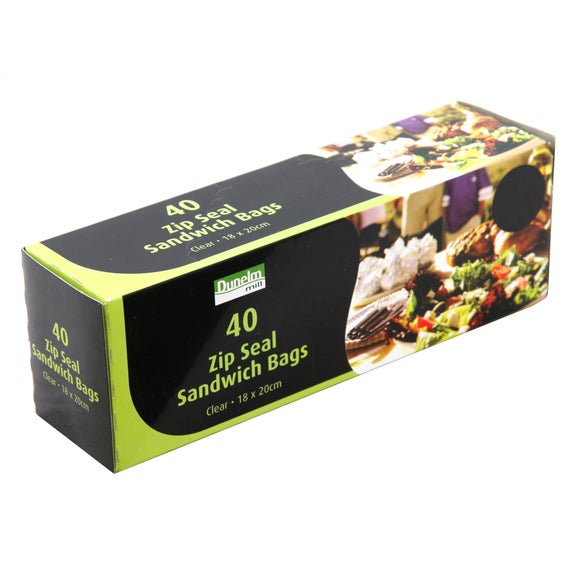 Pack of 40 Sealed Sandwich Bags